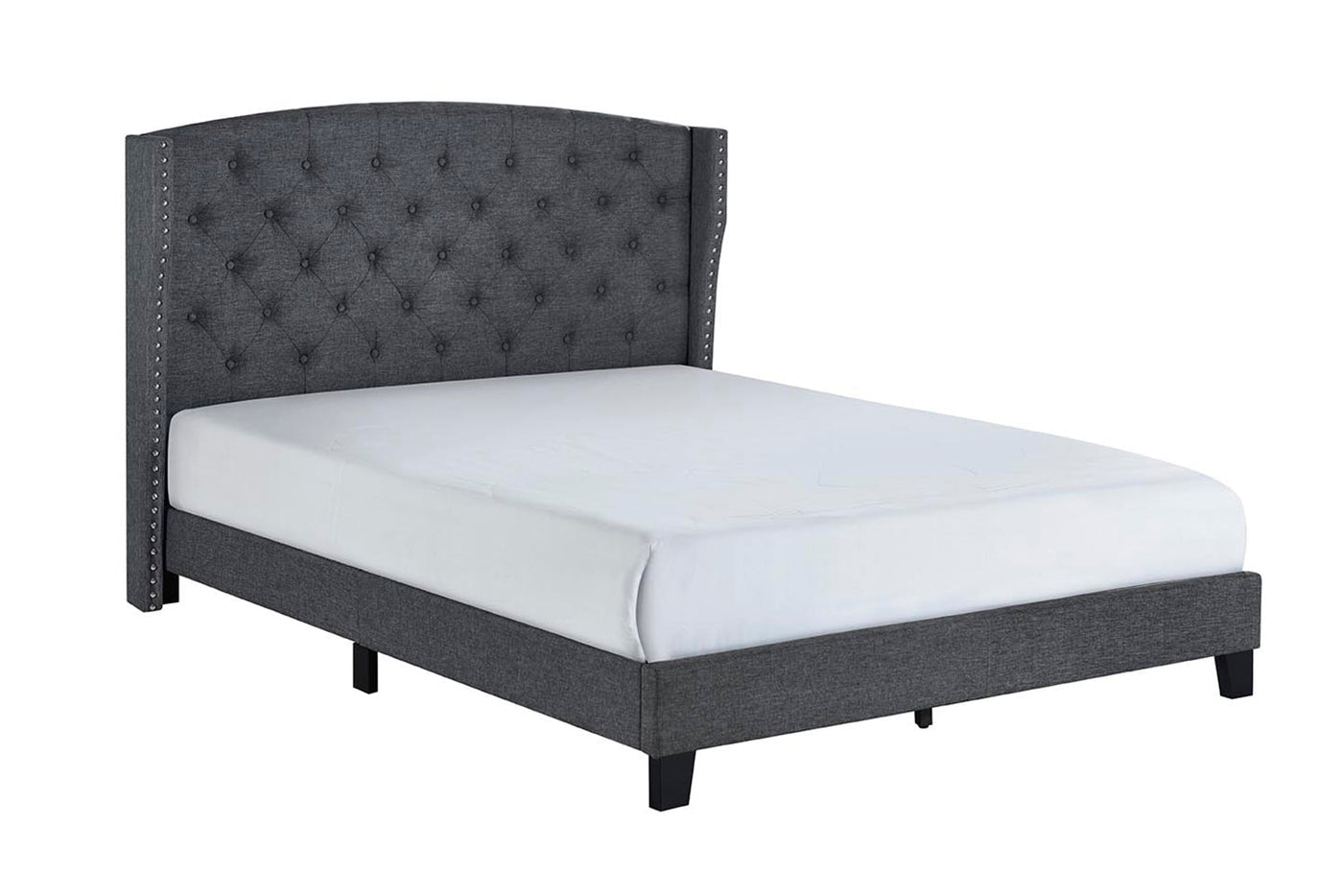 Modern Wing sleigh Bed With Matching Headboard | Footboard