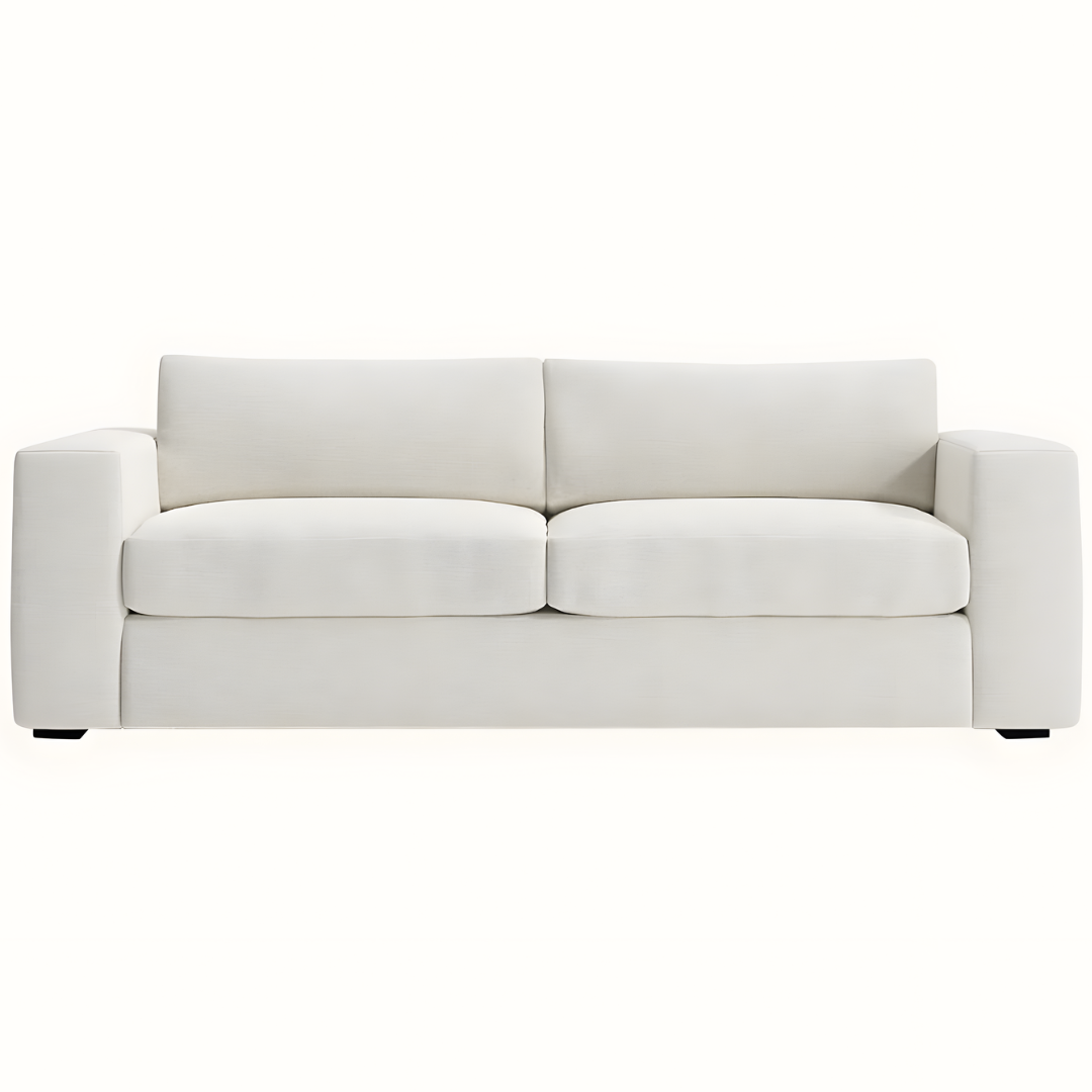 Minimalist White Sofa — 2+3 Seater Sofa