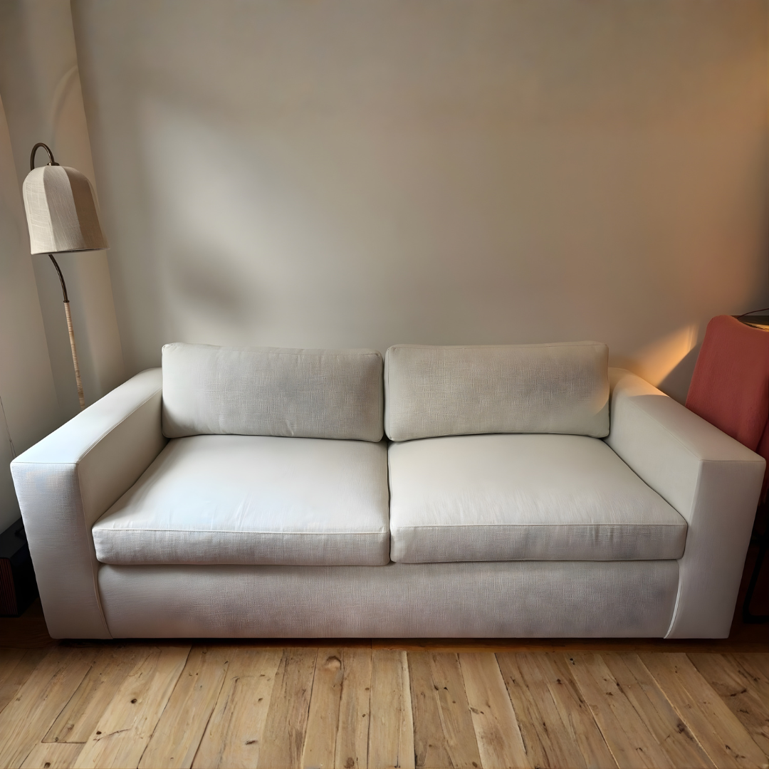 Minimalist White Sofa — 2+3 Seater Sofa