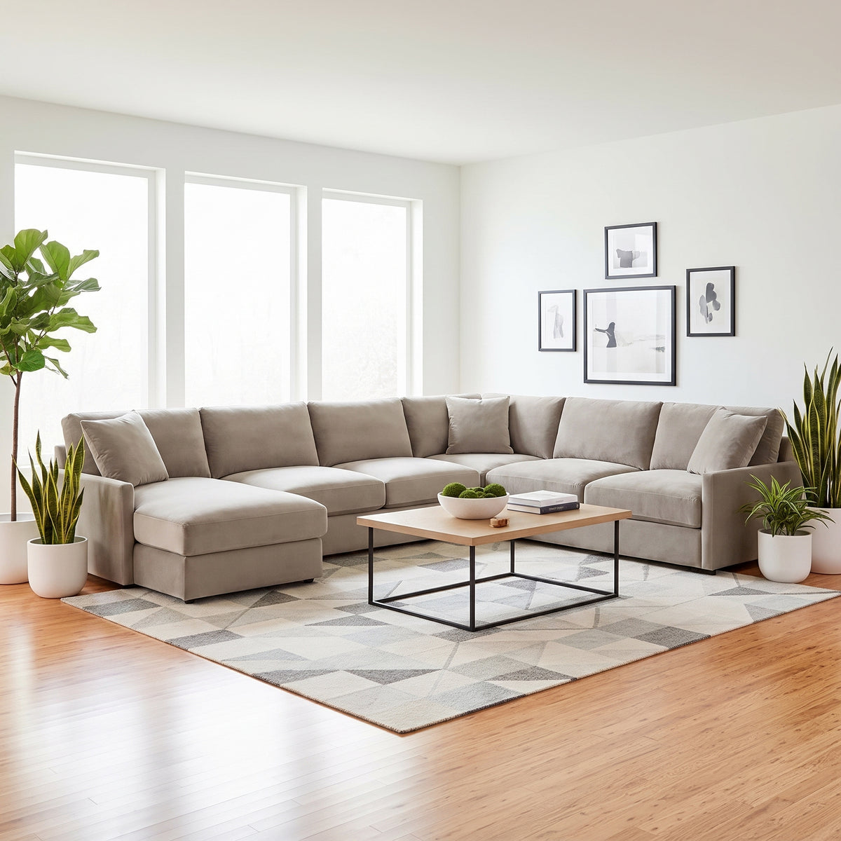 Serene L-Shape Sofa