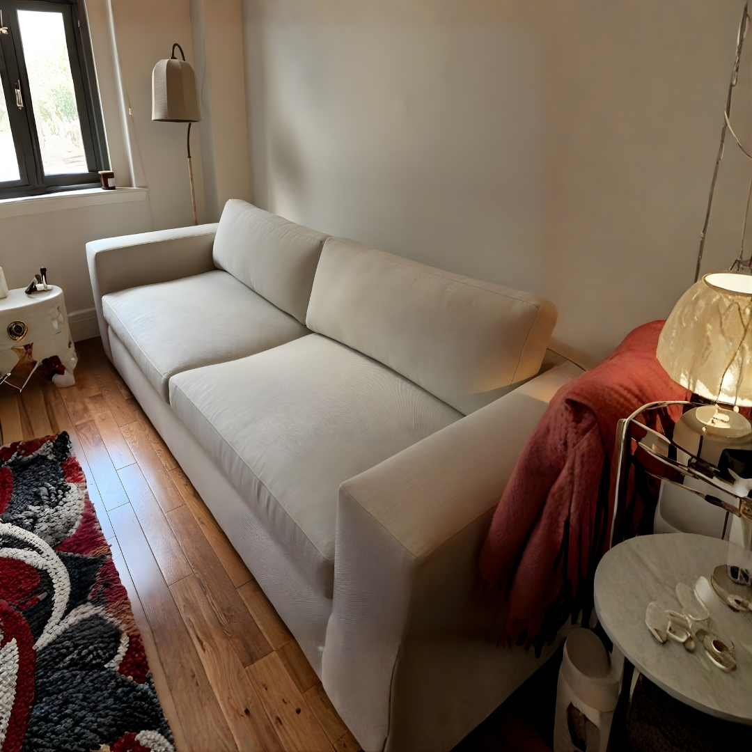 Minimalist White Sofa — 2+3 Seater Sofa