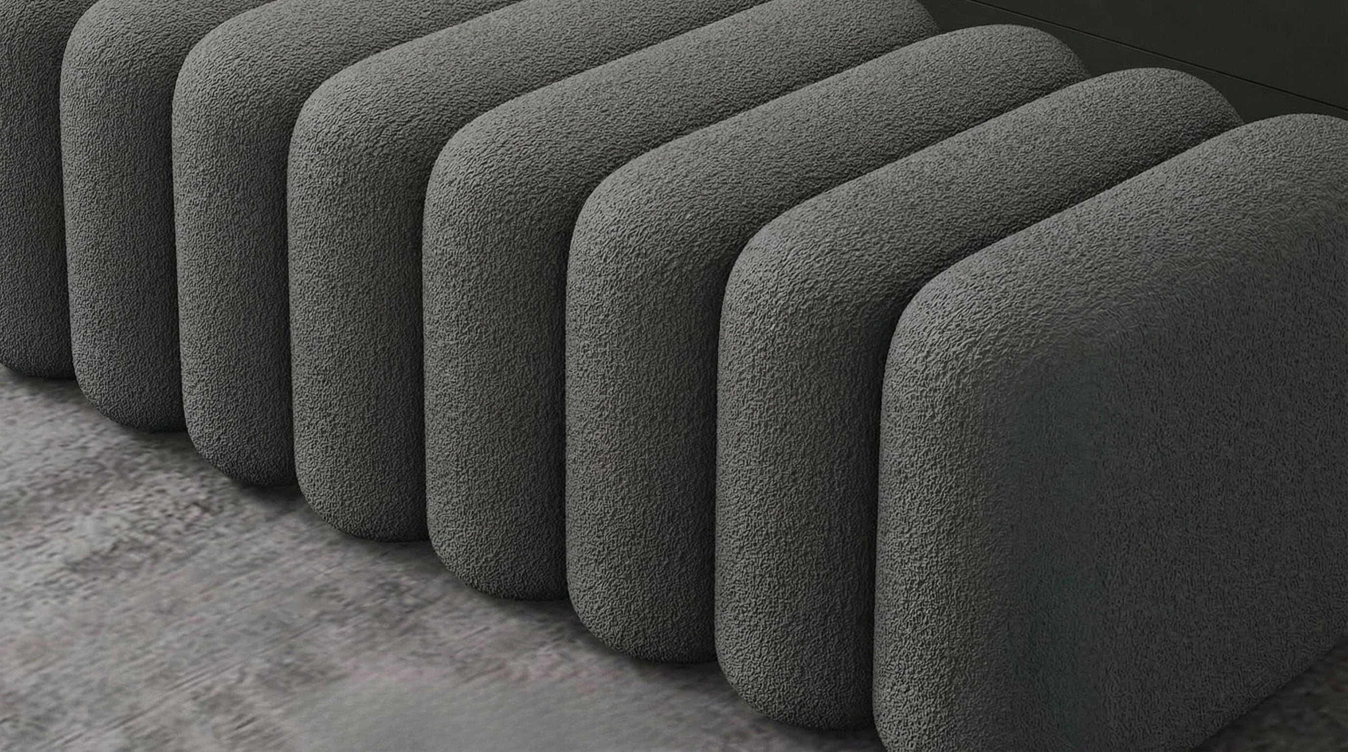 Luxury Upholstered Footstool Bench – Multiple Sizes