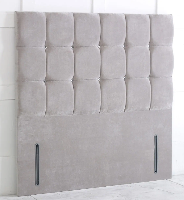 RN Interiors Cubed Floor Standing Headboard in Cream, Black, and Grey - rn interiors