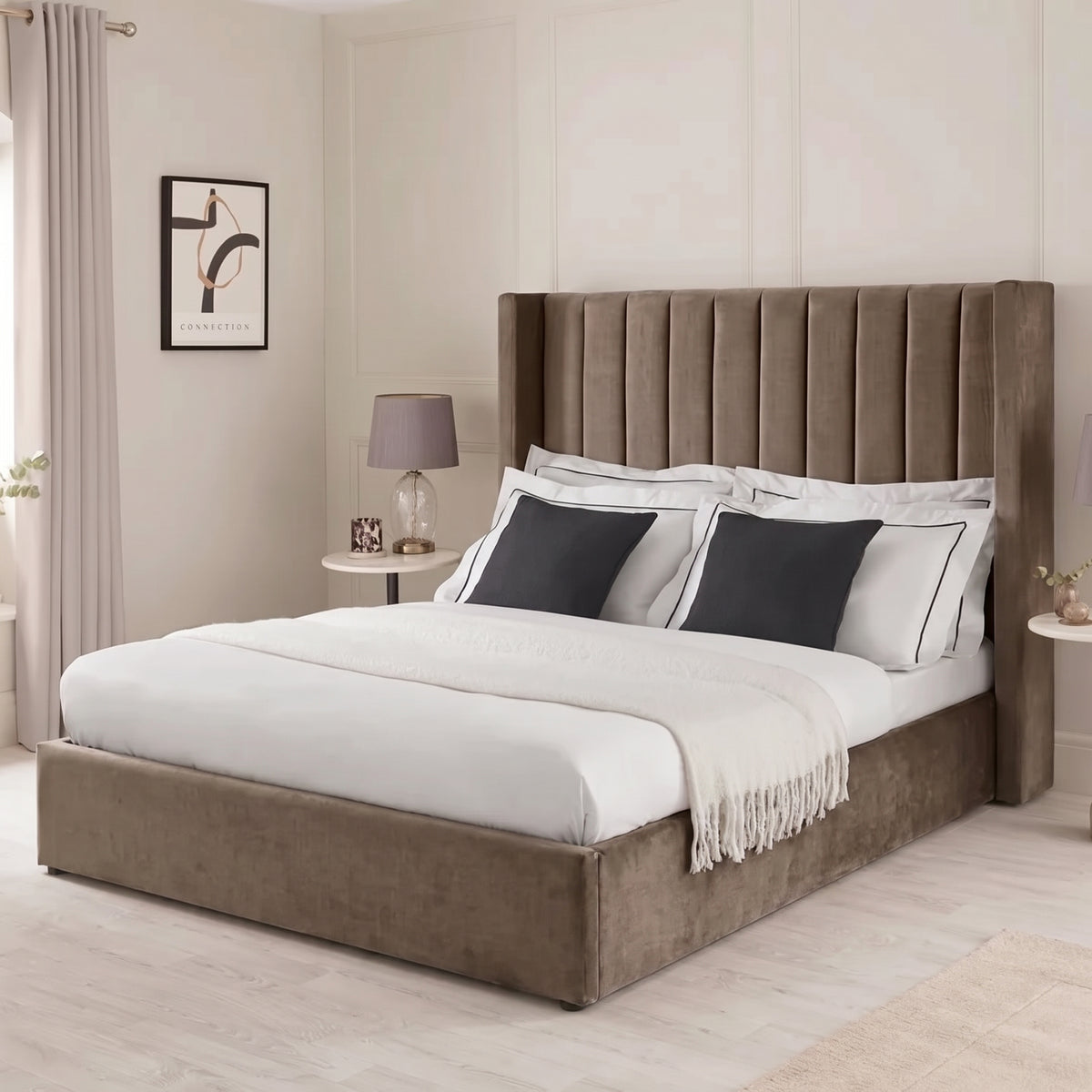 Royal Haven Wing Back Bed Frame