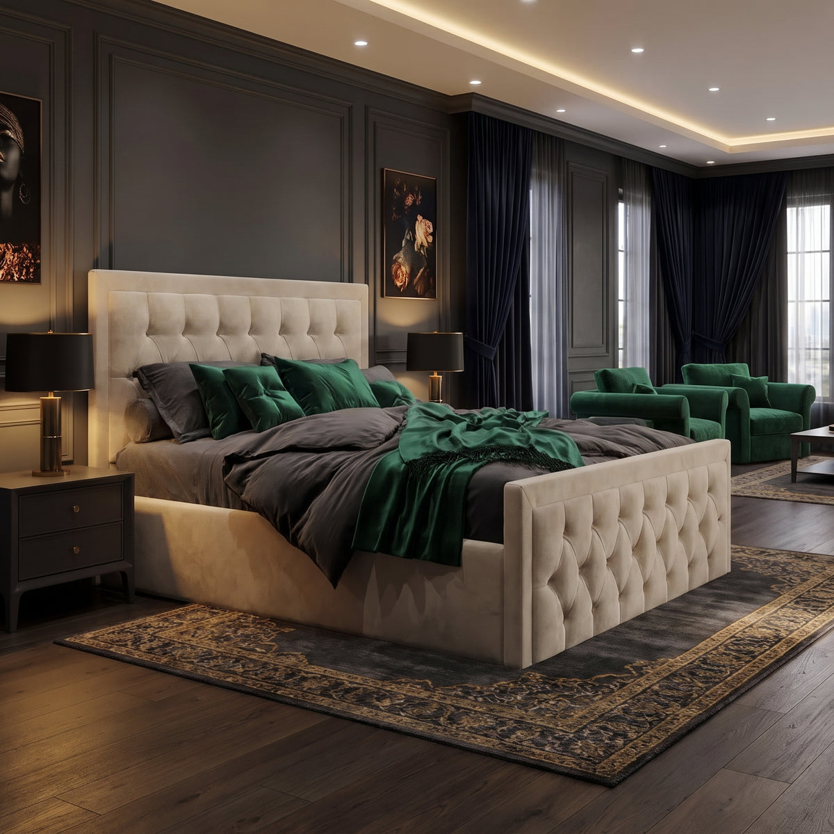 Chesterfield Single Bed Frame | All Sizes & Colors