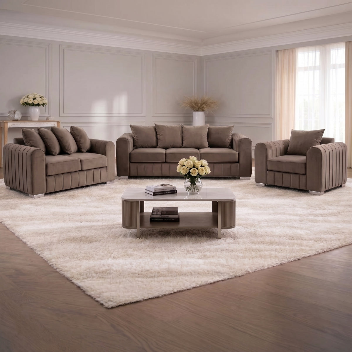 Lilly 3 + 2 Seater Sofa Set
