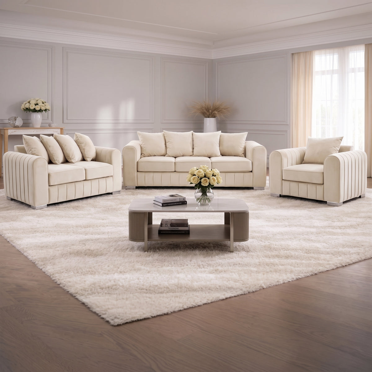 Lilly 3 + 2 Seater Sofa Set