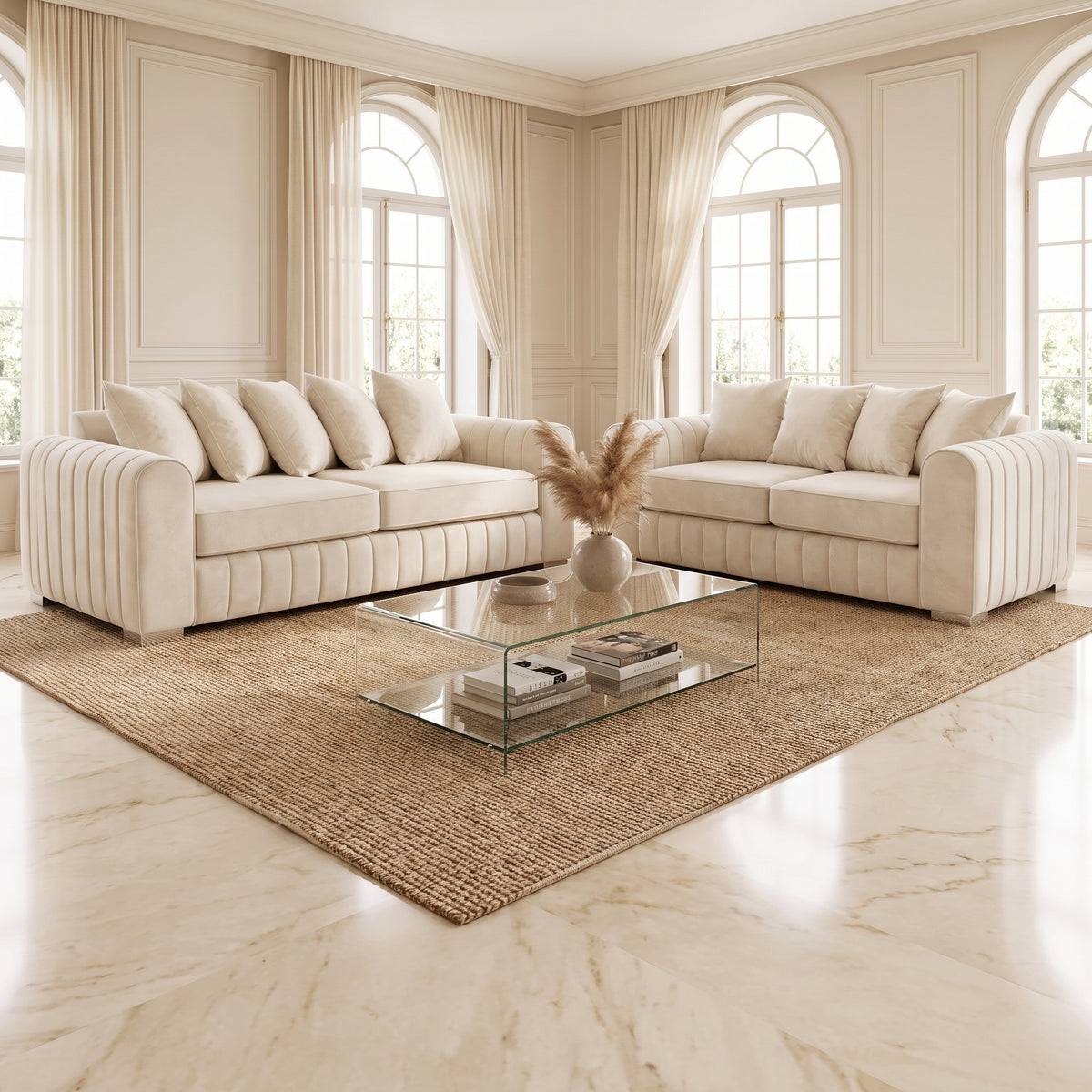 Lilly 3 + 2 Seater Sofa Set