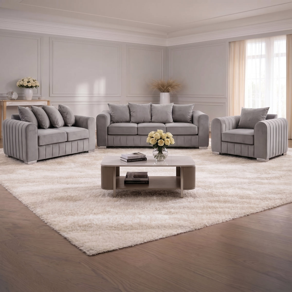 Lilly 3 + 2 Seater Sofa Set