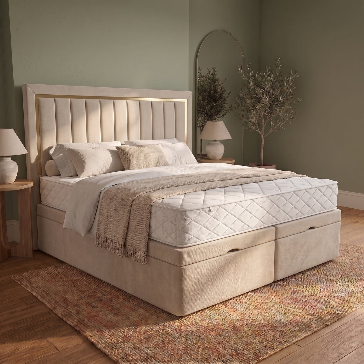 Rimmini Divan Ottoman Bed With Storage
