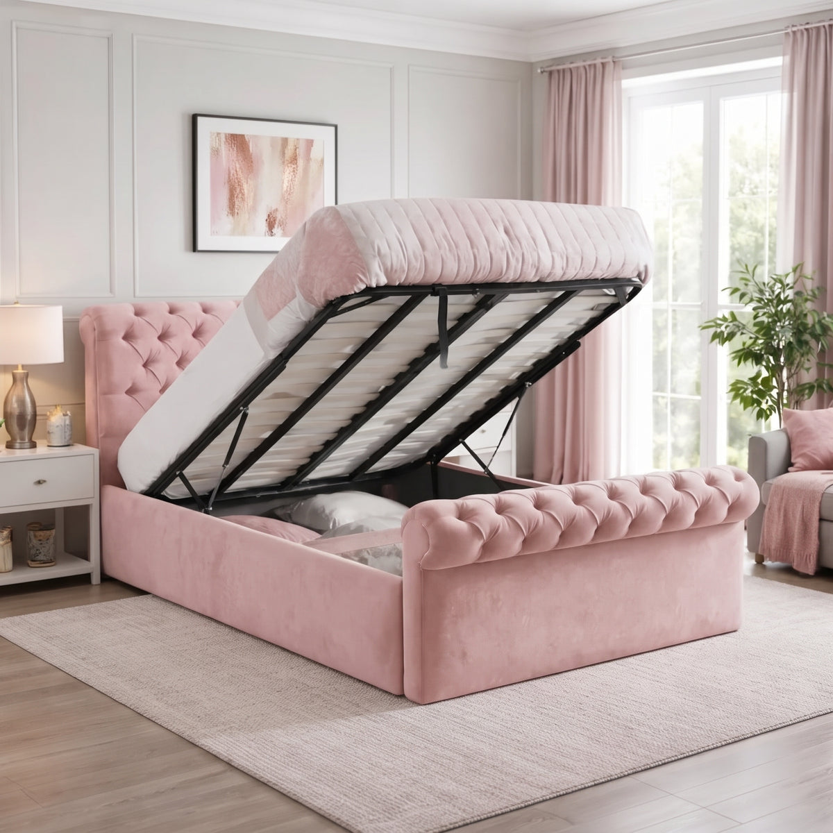 RN Interiors Luxurious Scroll Bed Frame