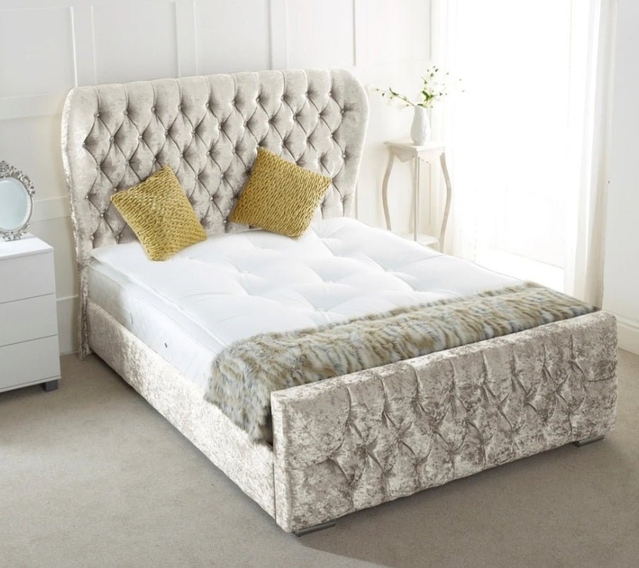 Chesterfield Bed Single Wooden Bed Frame