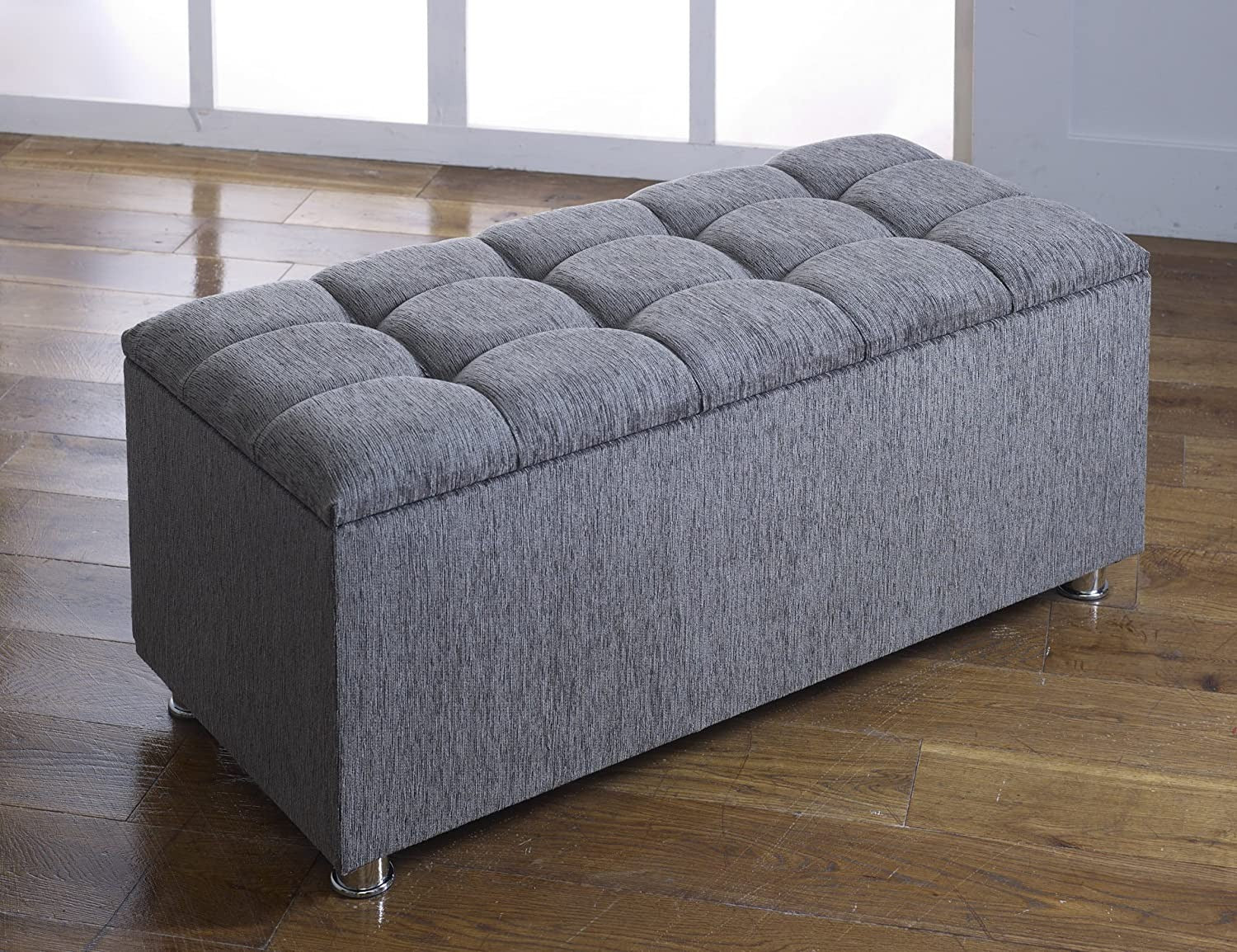 Chesterfield Ottoman Storage Box - Cubed Blanket Box