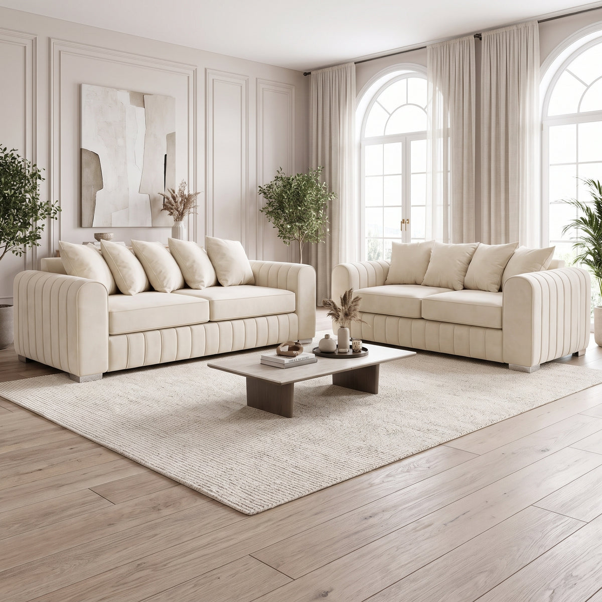 Lilly 3 + 2 Seater Sofa Set