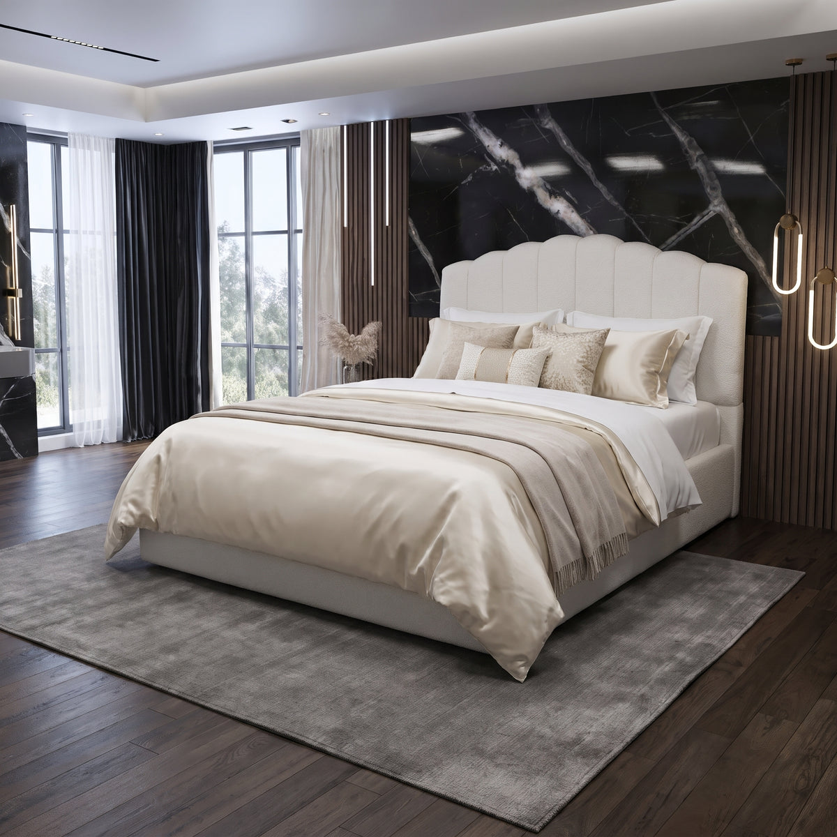 Majestic Dream Teddy Fleece Bed Frame