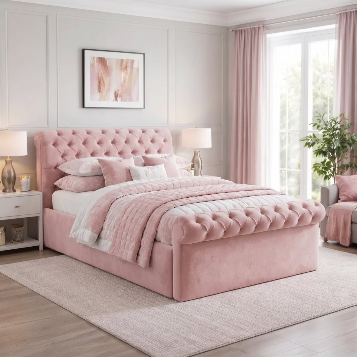 RN Interiors Luxurious Scroll Bed Frame