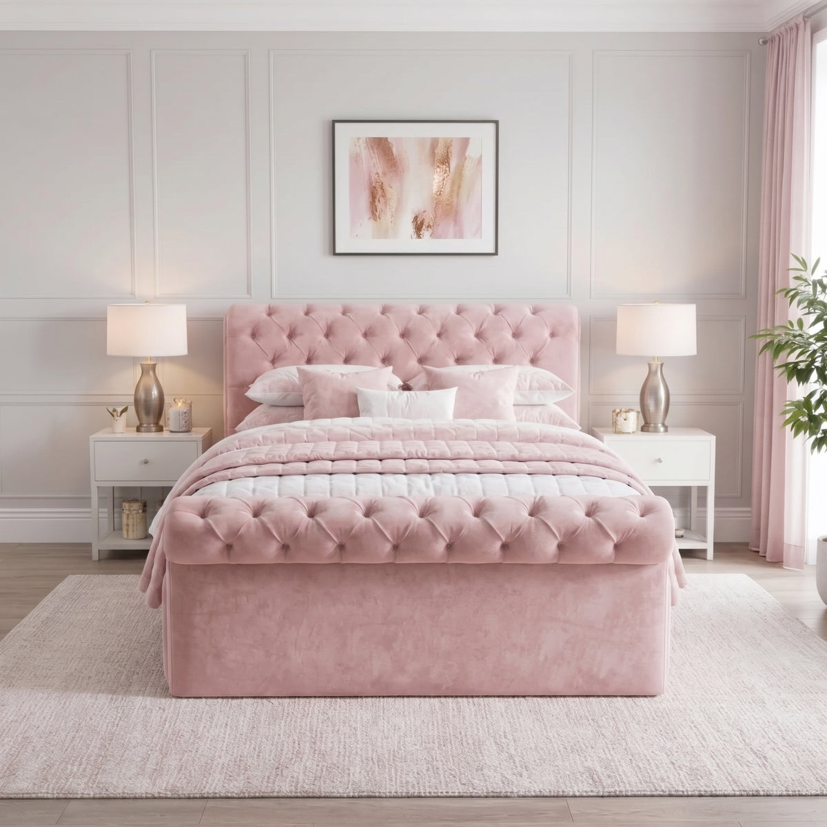 RN Interiors Luxurious Scroll Bed Frame
