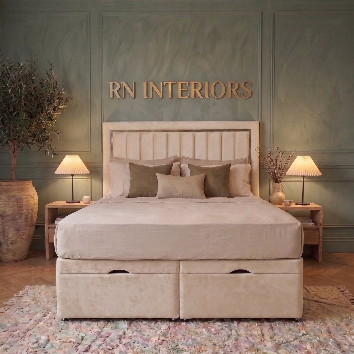 Rimmini Divan Ottoman Bed With Storage