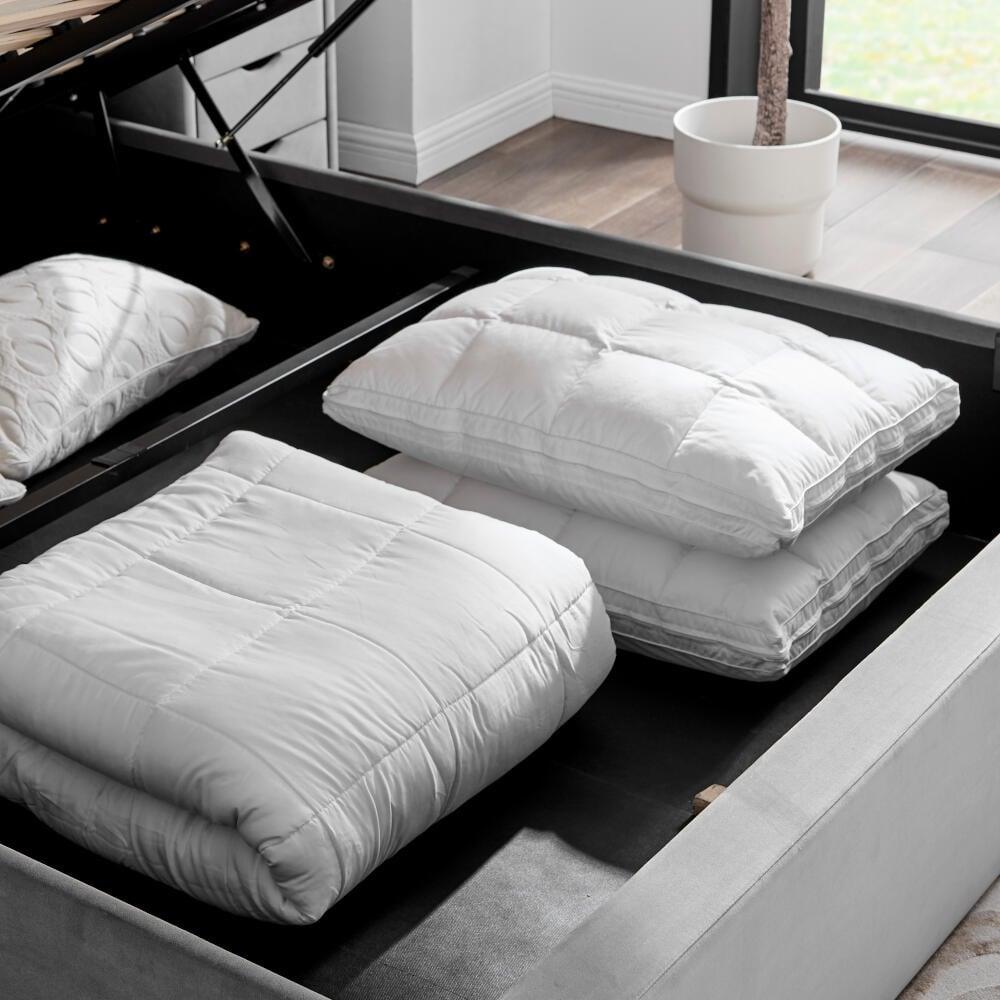 Wing Bed frame Ottoman