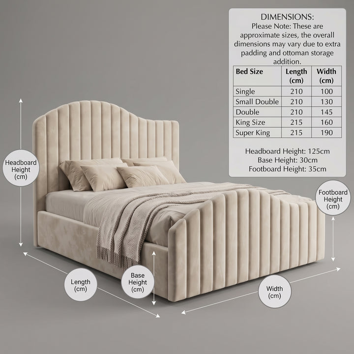 King Size Bed Frame -  Designer Bed Frame