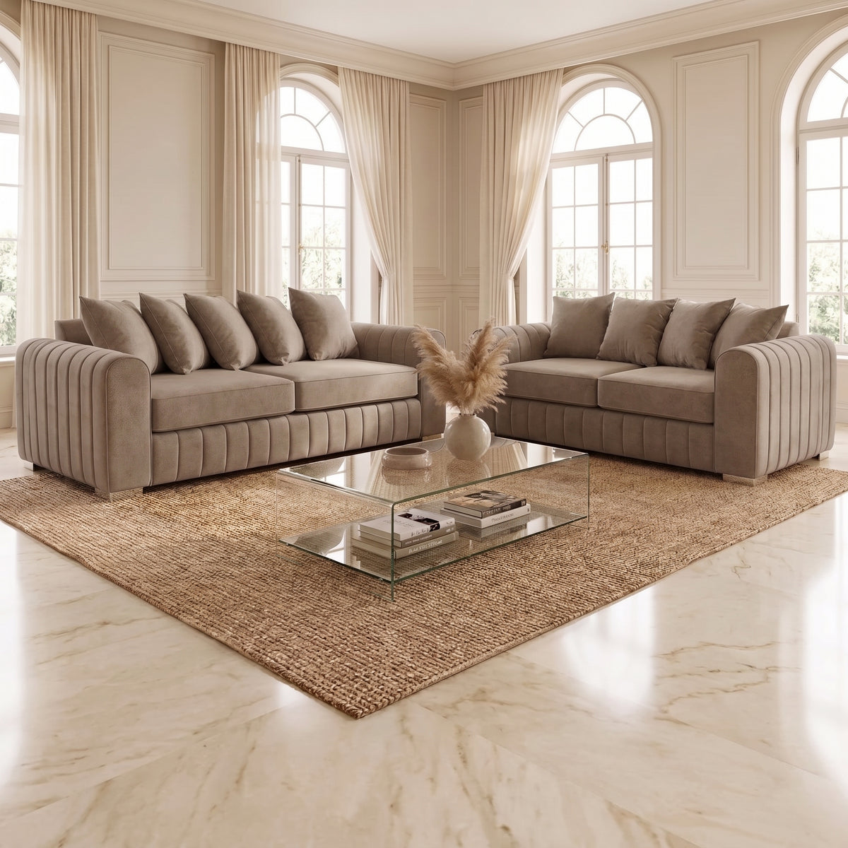 Lilly 3 + 2 Seater Sofa Set