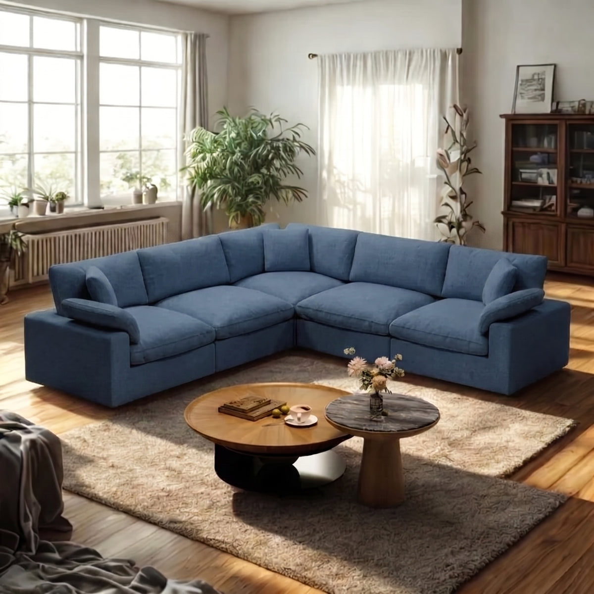 Modern Cloud Corner Sofa