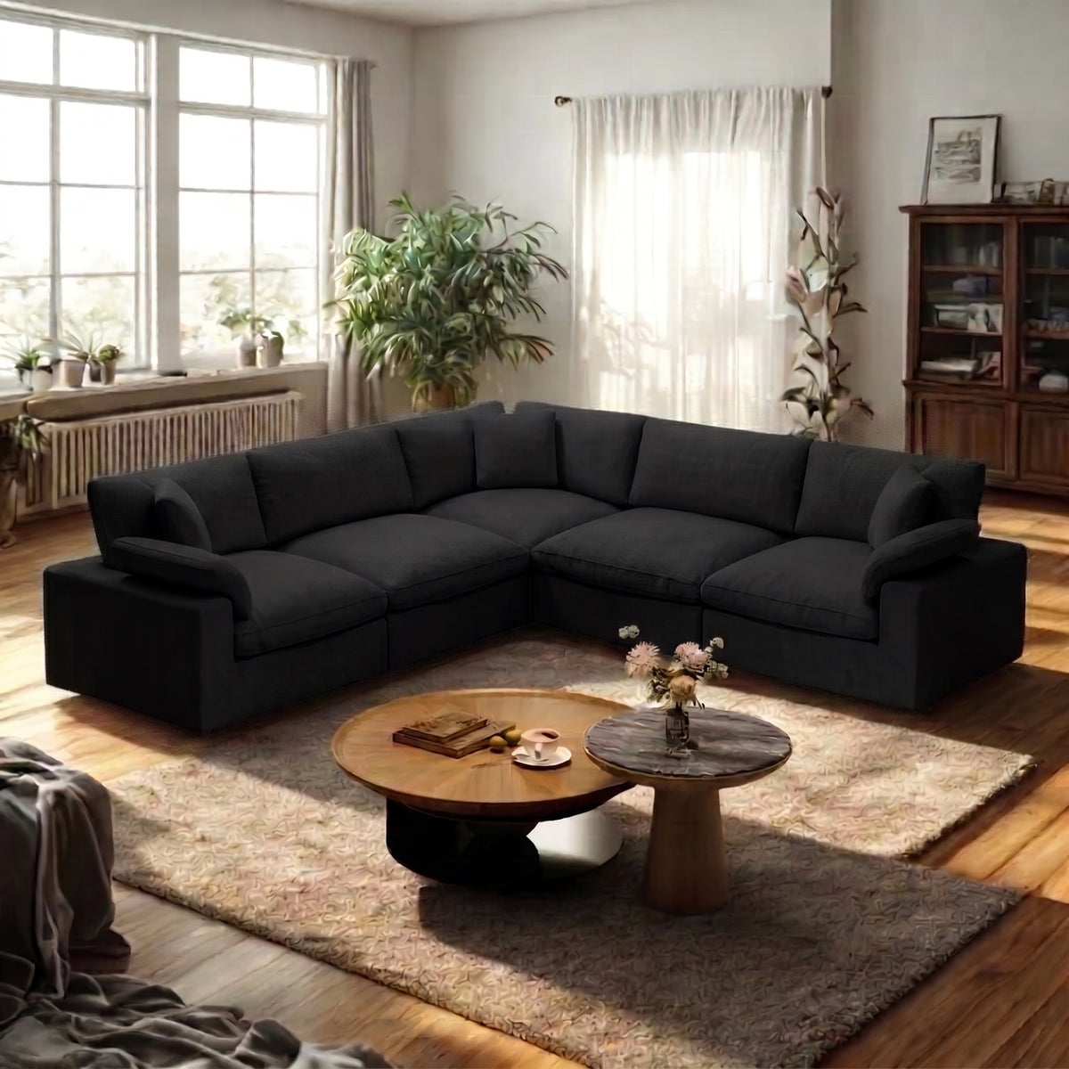 Modern Cloud Corner Sofa