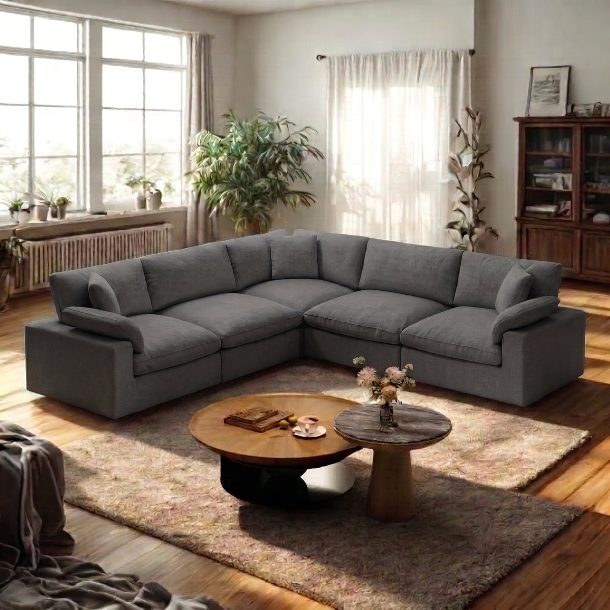Modern Cloud Corner Sofa