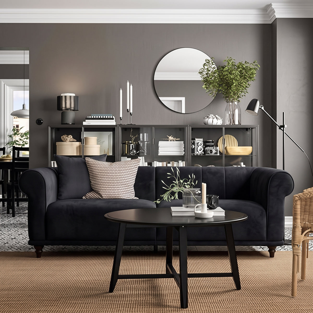 Modern Style Upholstered Sofa