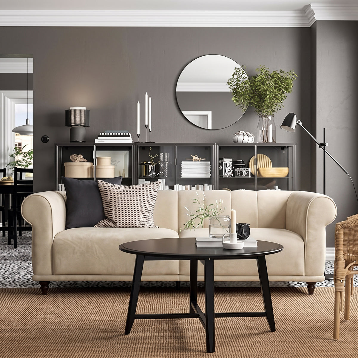 Modern Style Upholstered Sofa