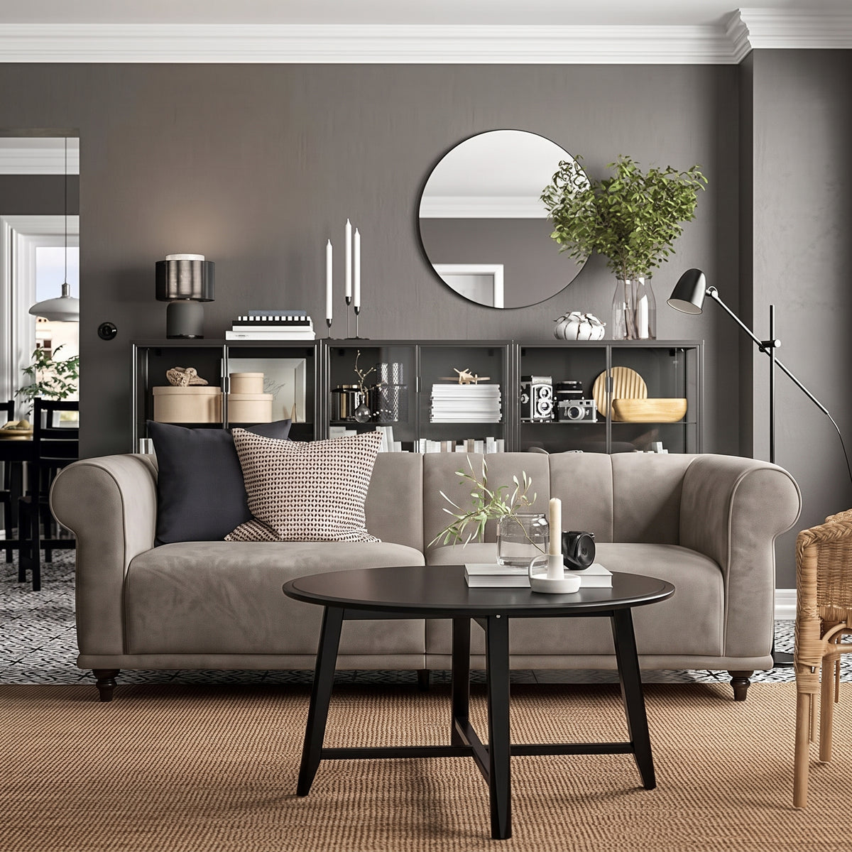 Modern Style Upholstered Sofa