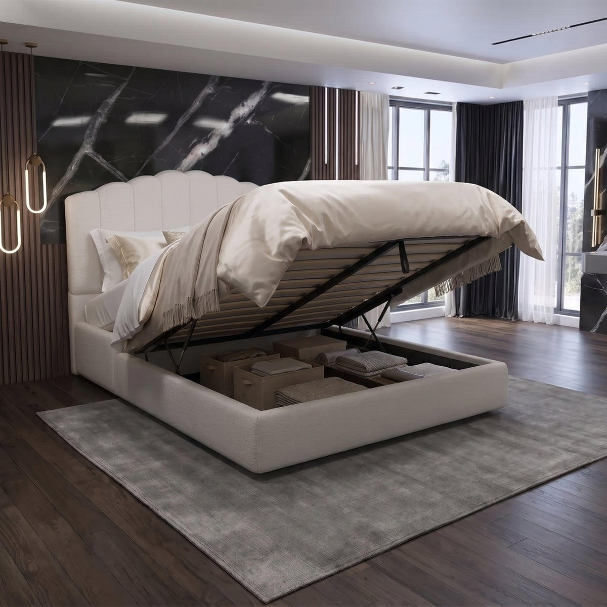 Majestic Dream Teddy Fleece Bed Frame