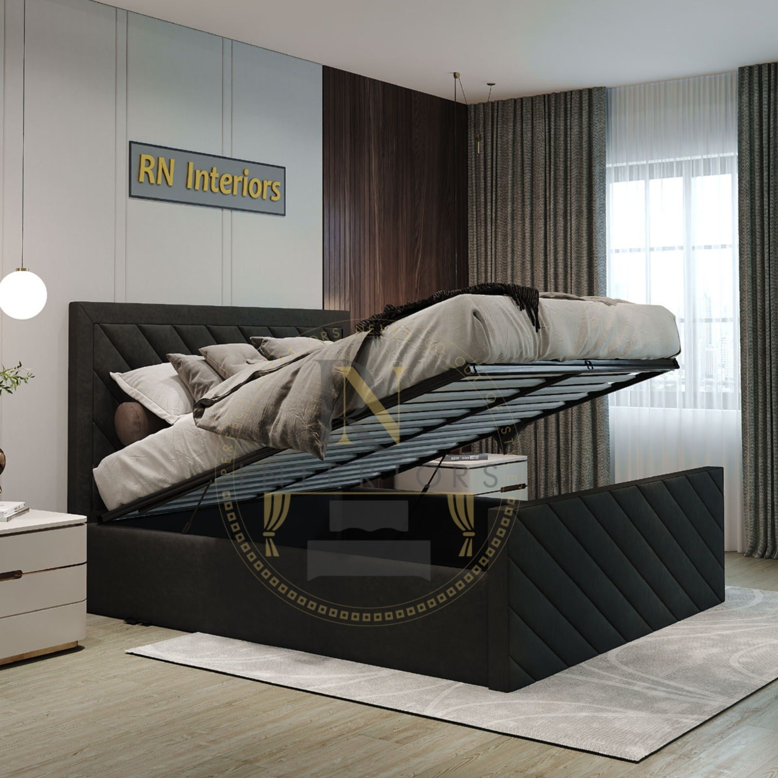 Ottoman Double Bed Frame