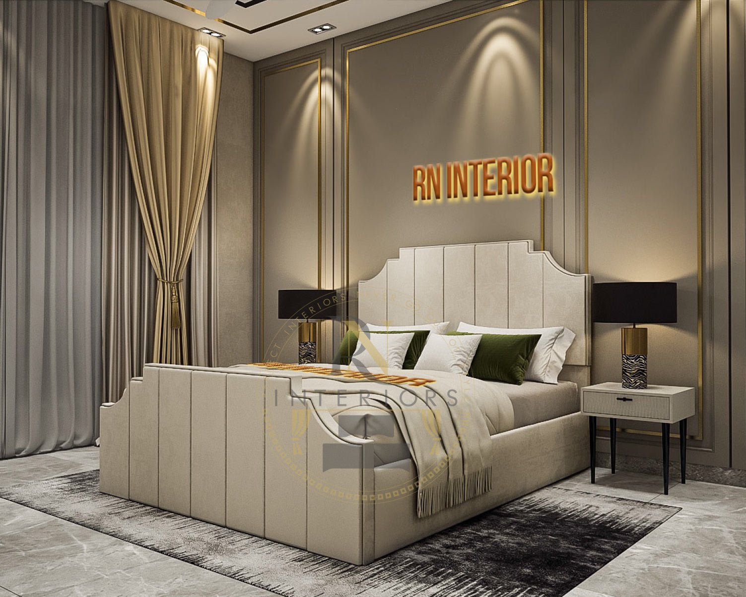 RN INTERIORS LUXURY PARADISE BED