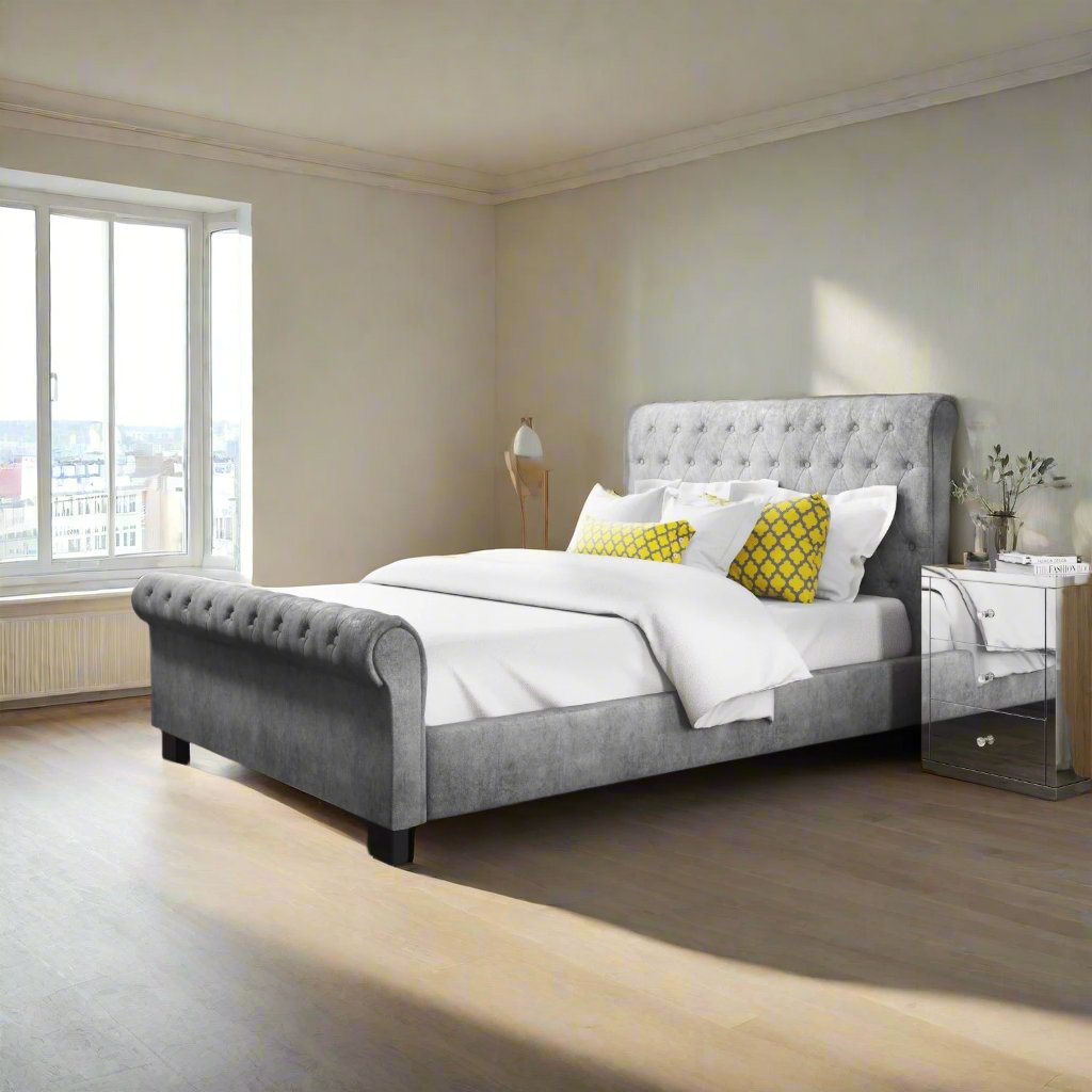 Small Double Bed Frame Side 