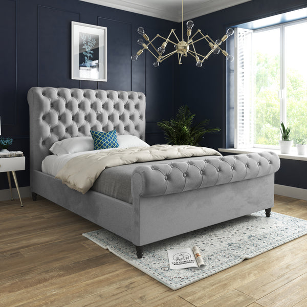 Sparkling Grey Double Beds 