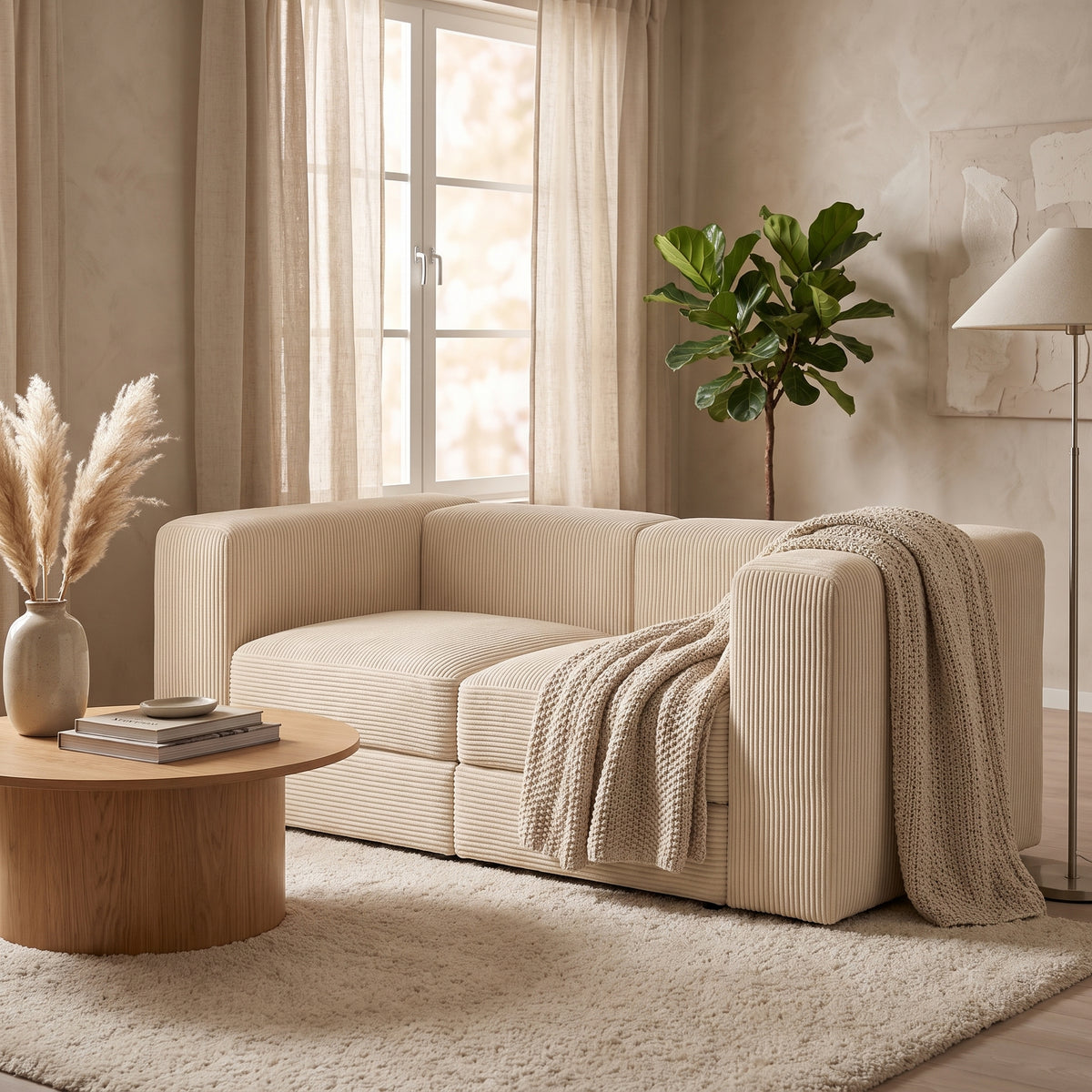 Block Modular Sofa — 2+3 Seater Sofa