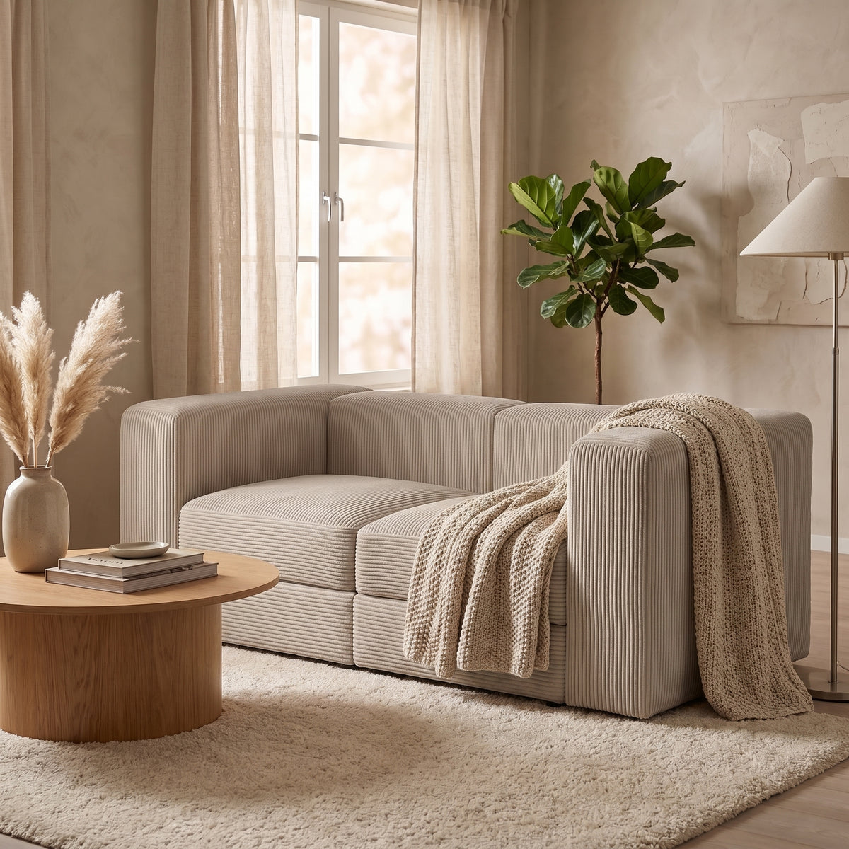 Block Modular Sofa — 2+3 Seater Sofa