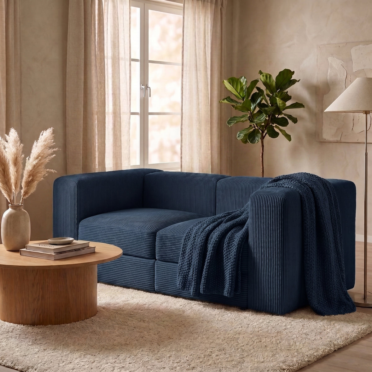 Block Modular Sofa — 2+3 Seater Sofa