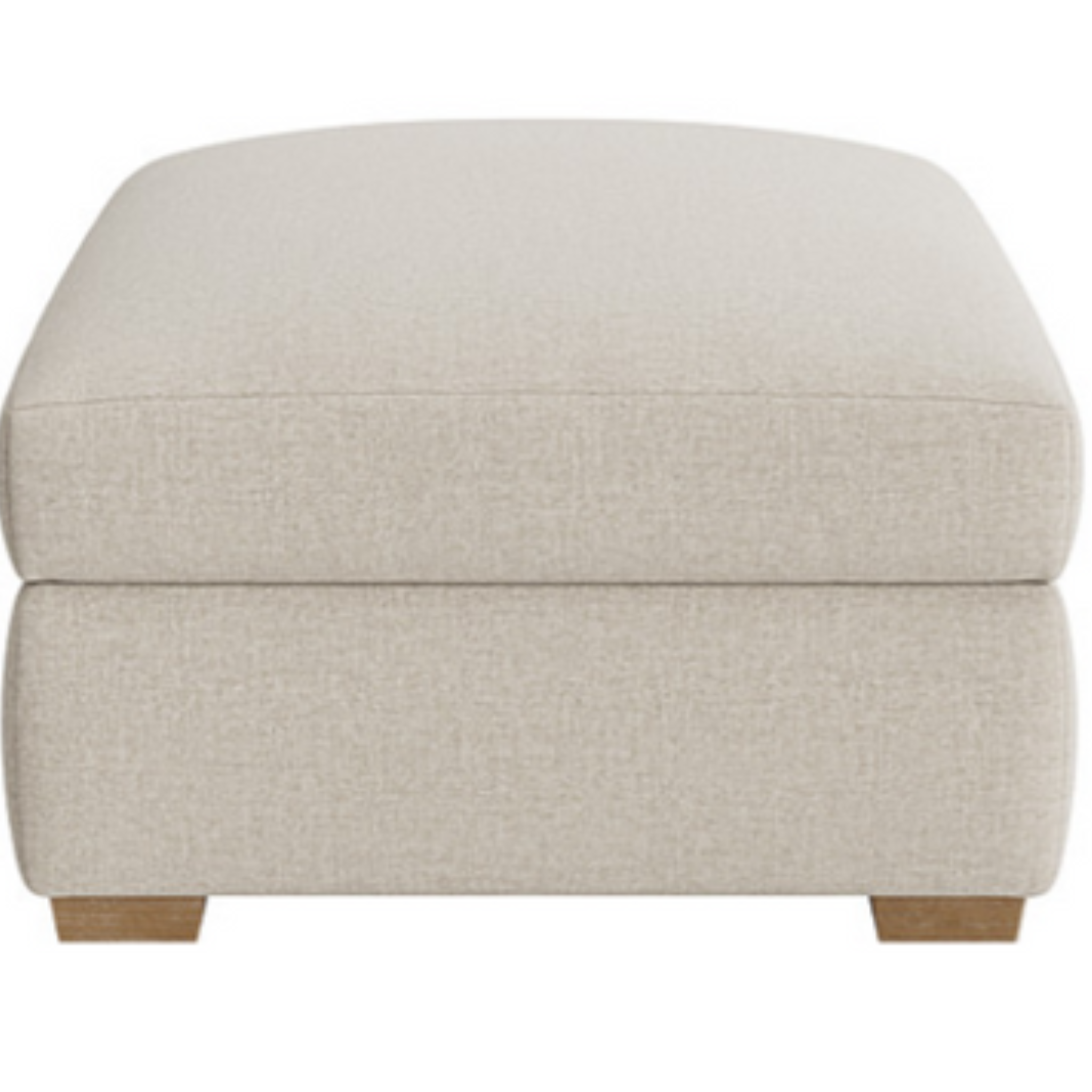 RN Interiors Bumper Storage Footstool for Modern Convenience – Footstool with Ottoman Storage Solution - rn interiors