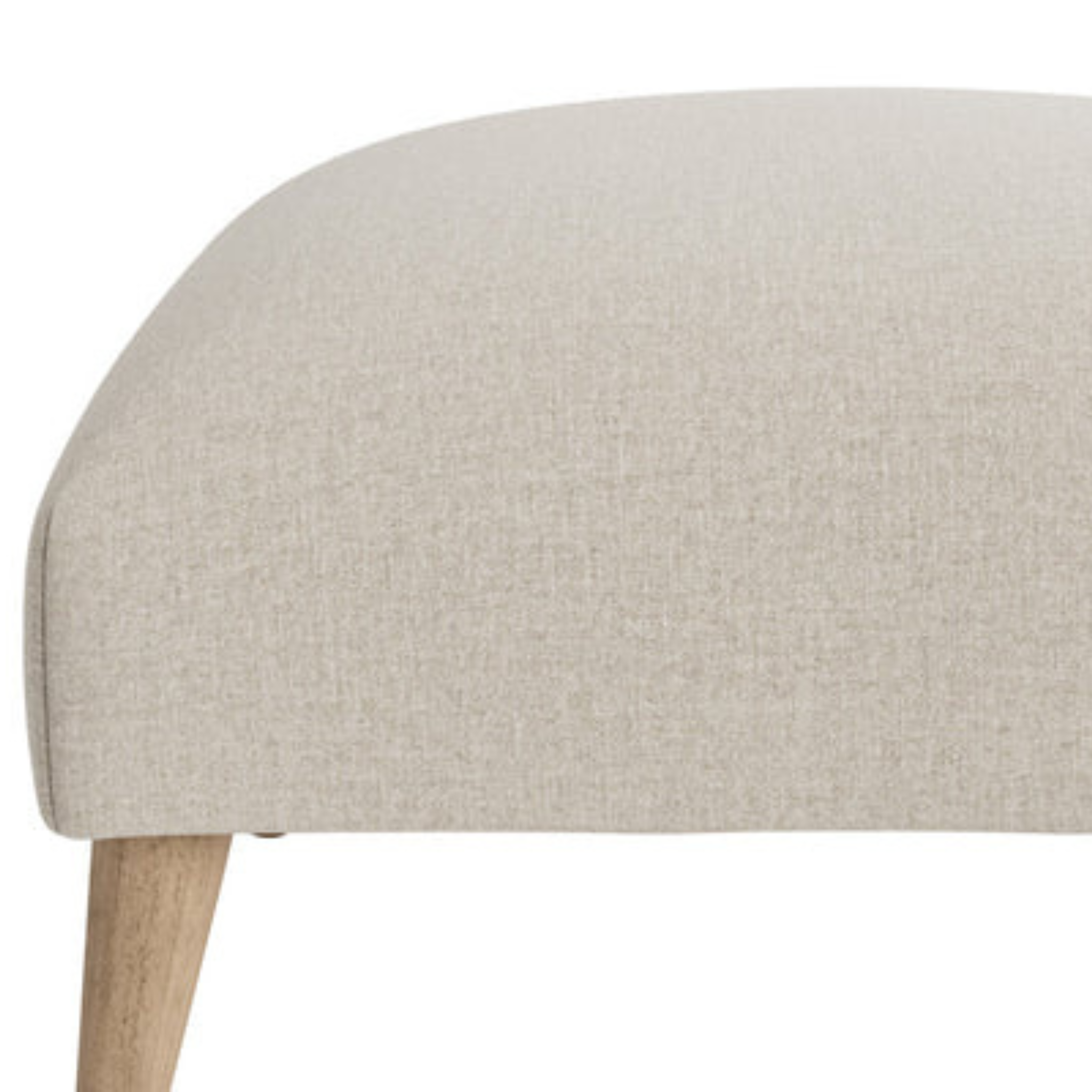 RN Interiors Sugarplum Footstool - Sugarplum Footstool with Wooden Legs - rn interiors