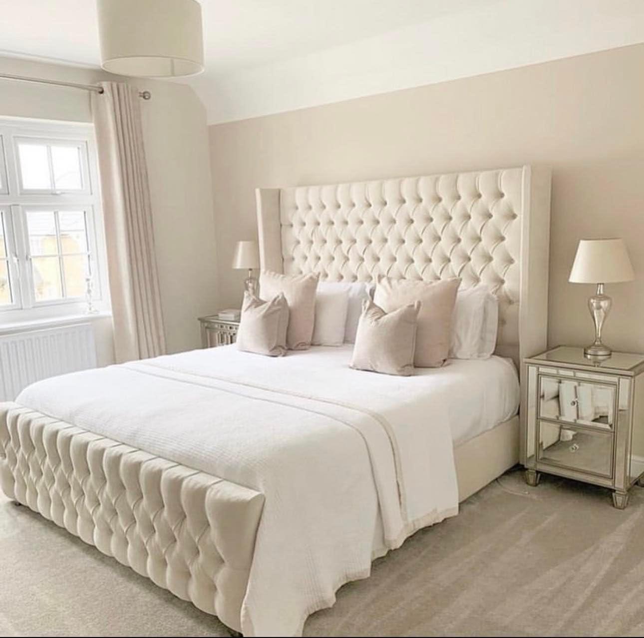 Wingback Upholstered Bed Frame Discounted Price - rn interiors