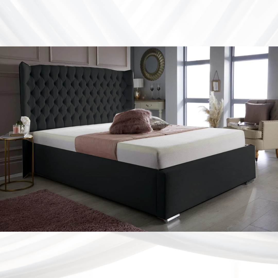 Wing Bed With Storage