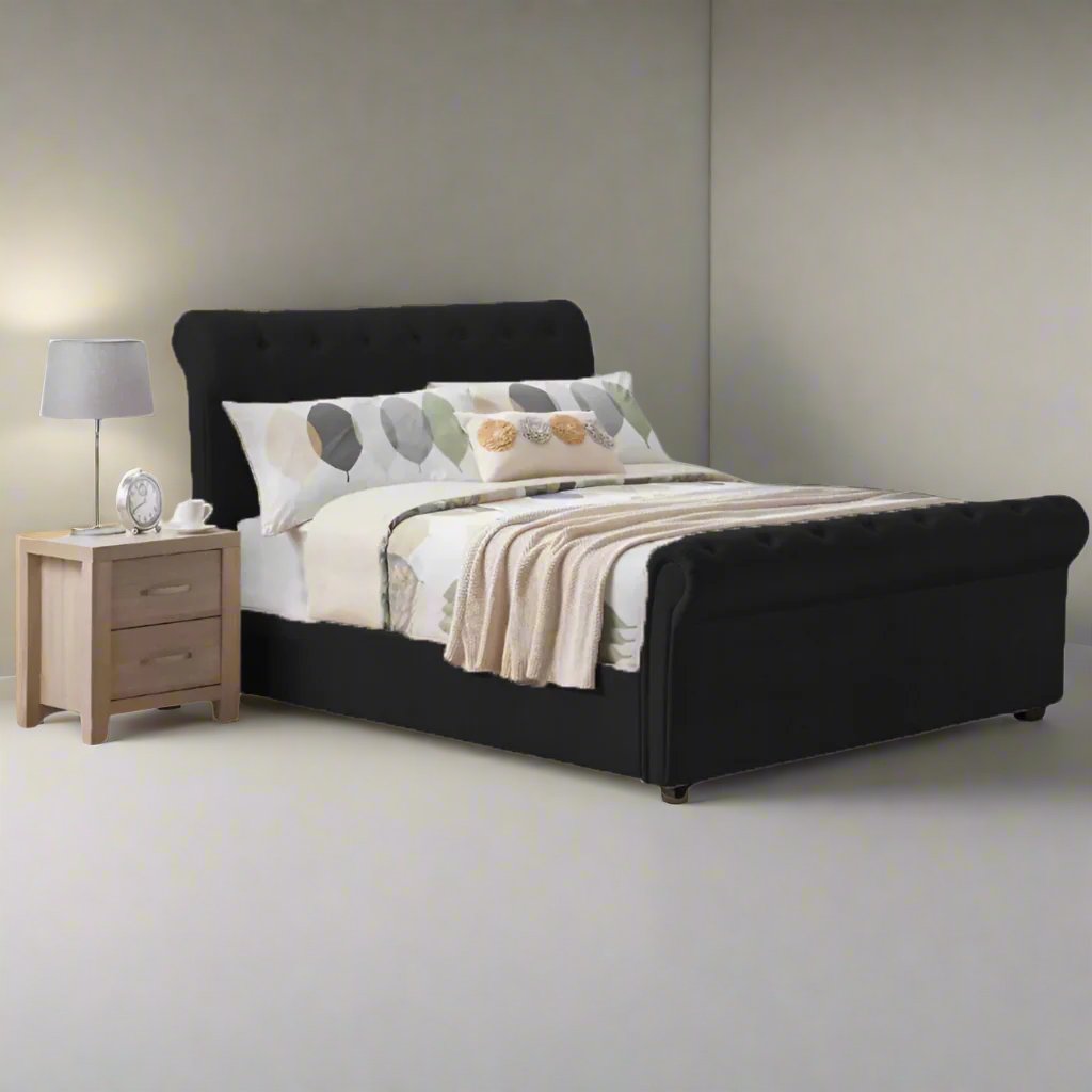 Sleigh Bed frame Upholster