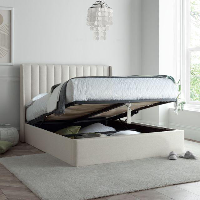 Wing Bed frame Ottoman