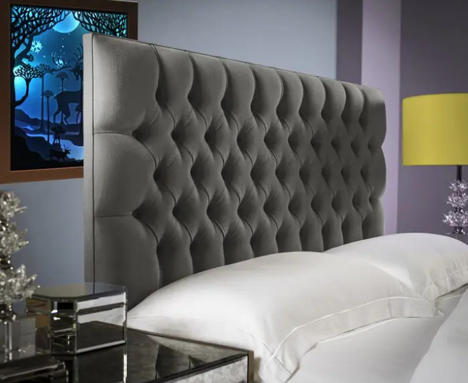 RN Interiors Modern Chesterfield Headboard In Range of Colors - rn interiors