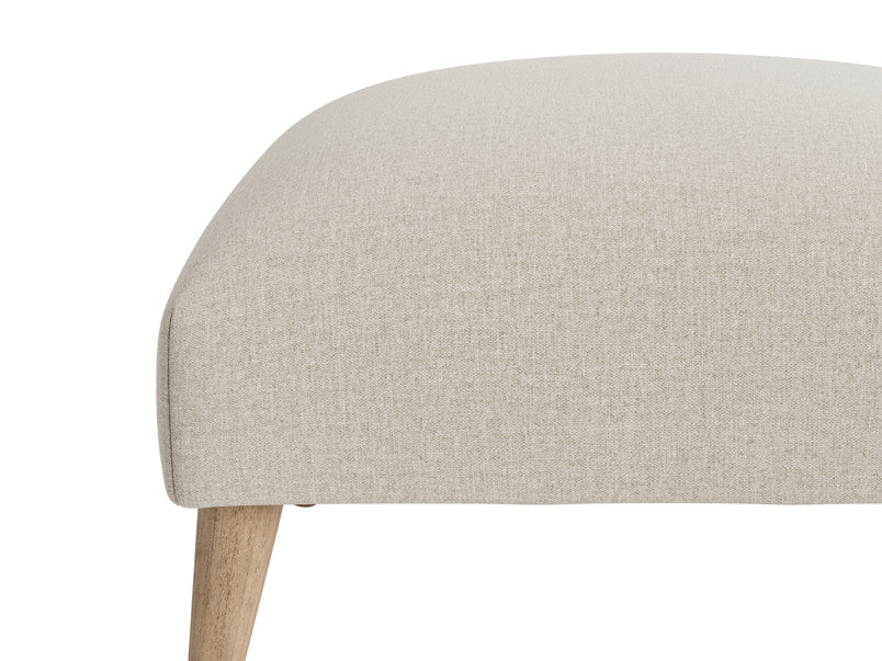 RN Interiors Sugarplum Footstool - Sugarplum Footstool with Wooden Legs - rn interiors