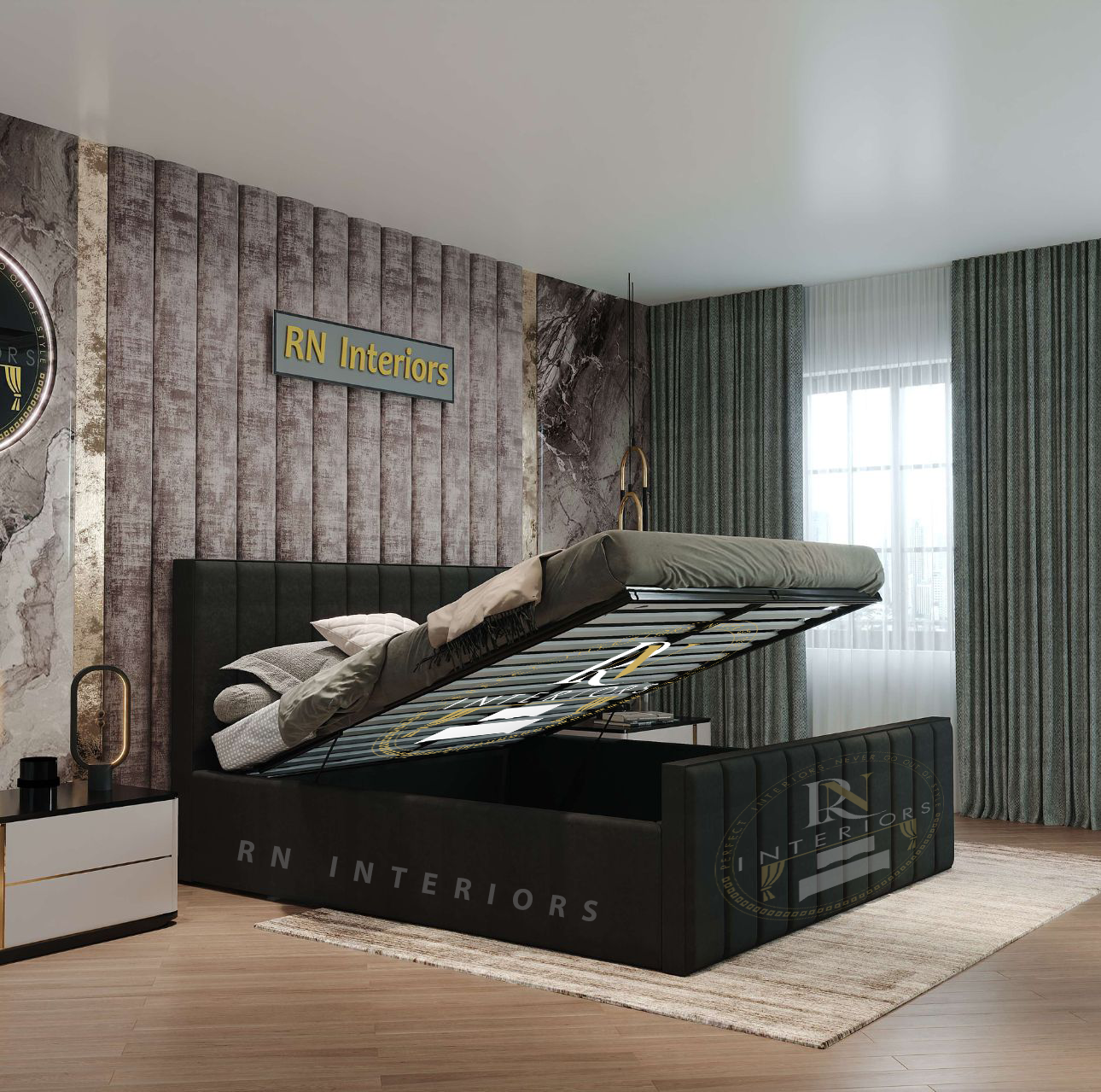 Ottoman headboard on sale